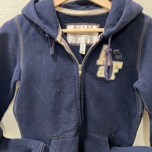 A&F Hoodies Navy Blue